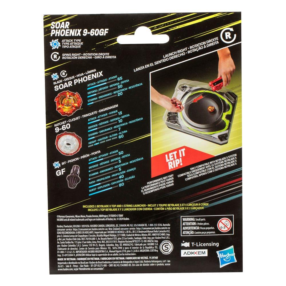 Beyblade X Soar Phoenix Deluxe Snöre Launcher Set Hasbro