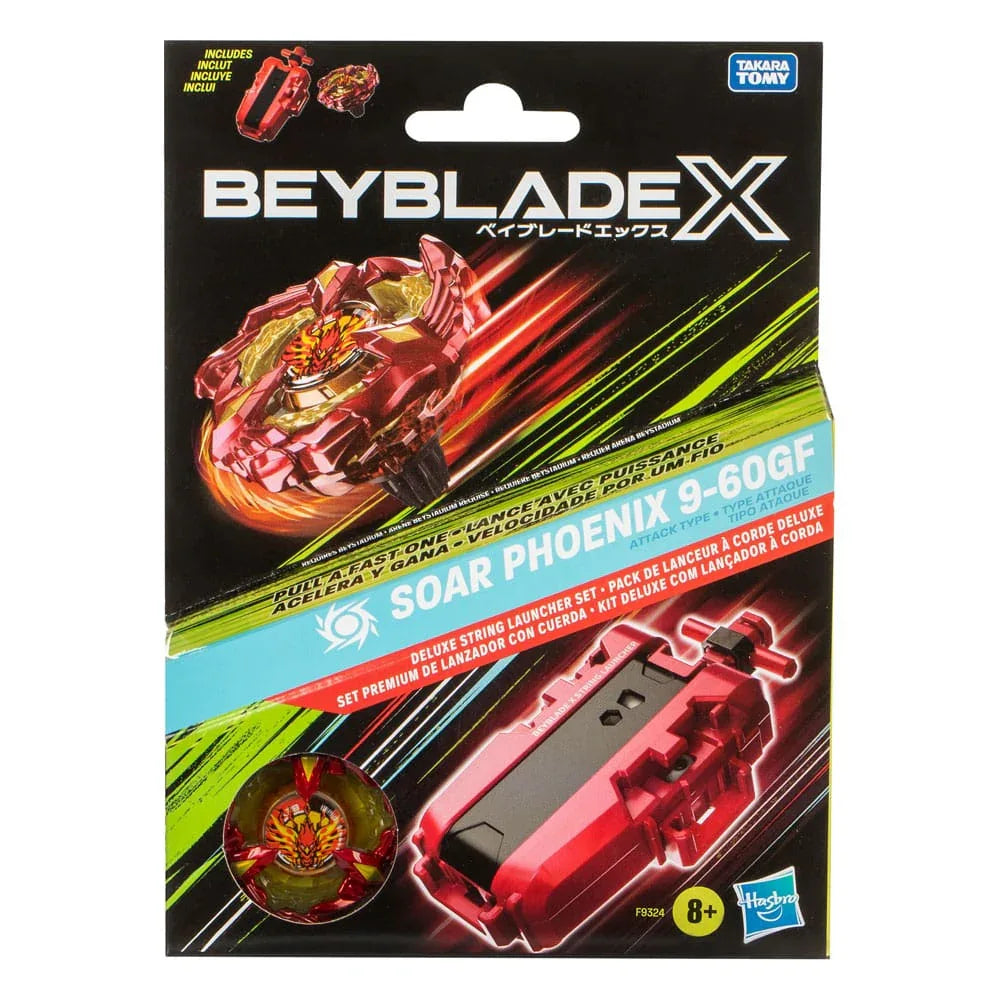 Beyblade X Soar Phoenix Deluxe Snöre Launcher Set Hasbro