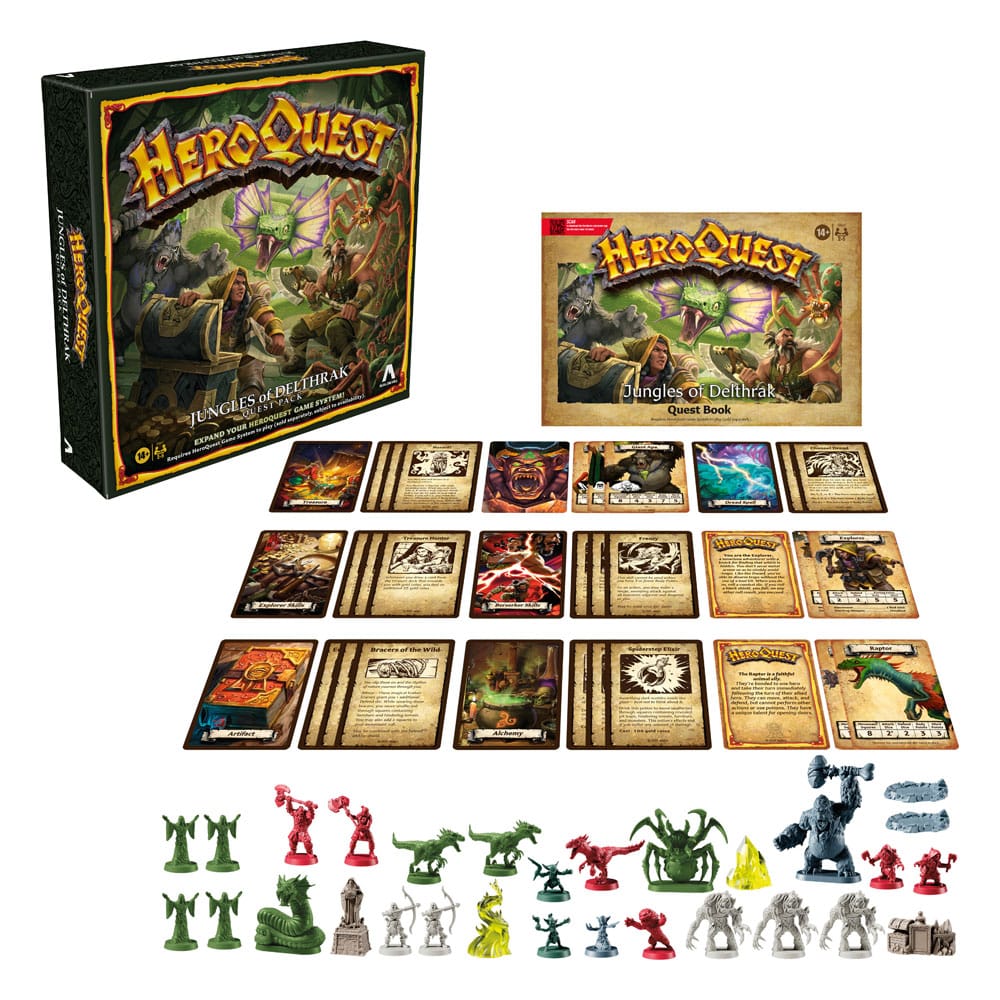 HeroQuest Board Game Expansion Jungles of Delthrak Quest Kit *English Version*