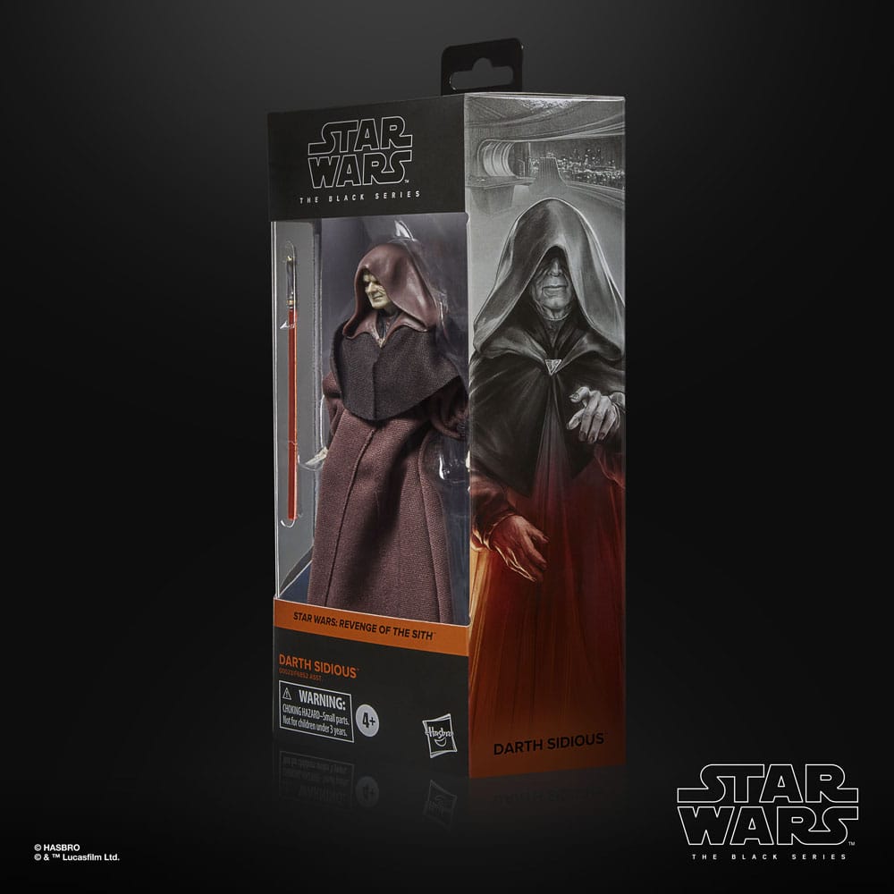 Star Wars Episode III Black Series Actionfigur Darth Sidious 15 cm Hasbro