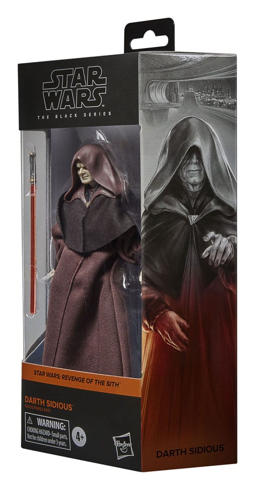 Star Wars Episode III Black Series Actionfigur Darth Sidious 15 cm Hasbro
