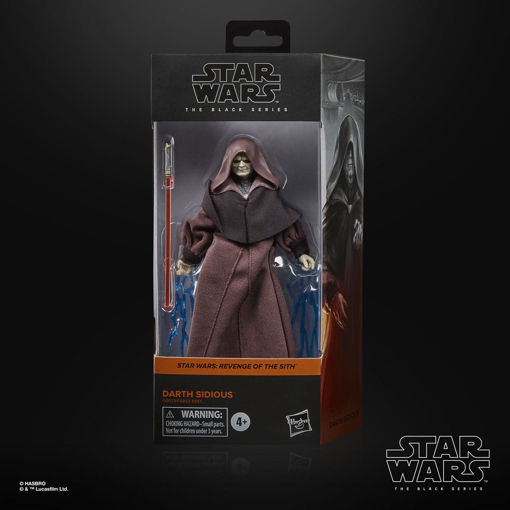 Star Wars Episode III Black Series Actionfigur Darth Sidious 15 cm Hasbro