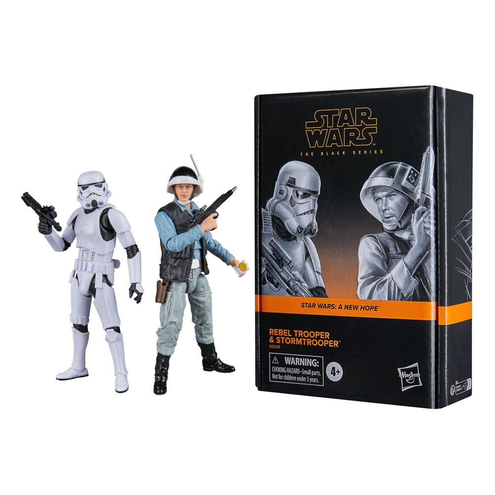 Star Wars Episode IV Black Series Action Figure 2-Pack: Rebel Trooper & Stormtrooper 15 cm Hasbro