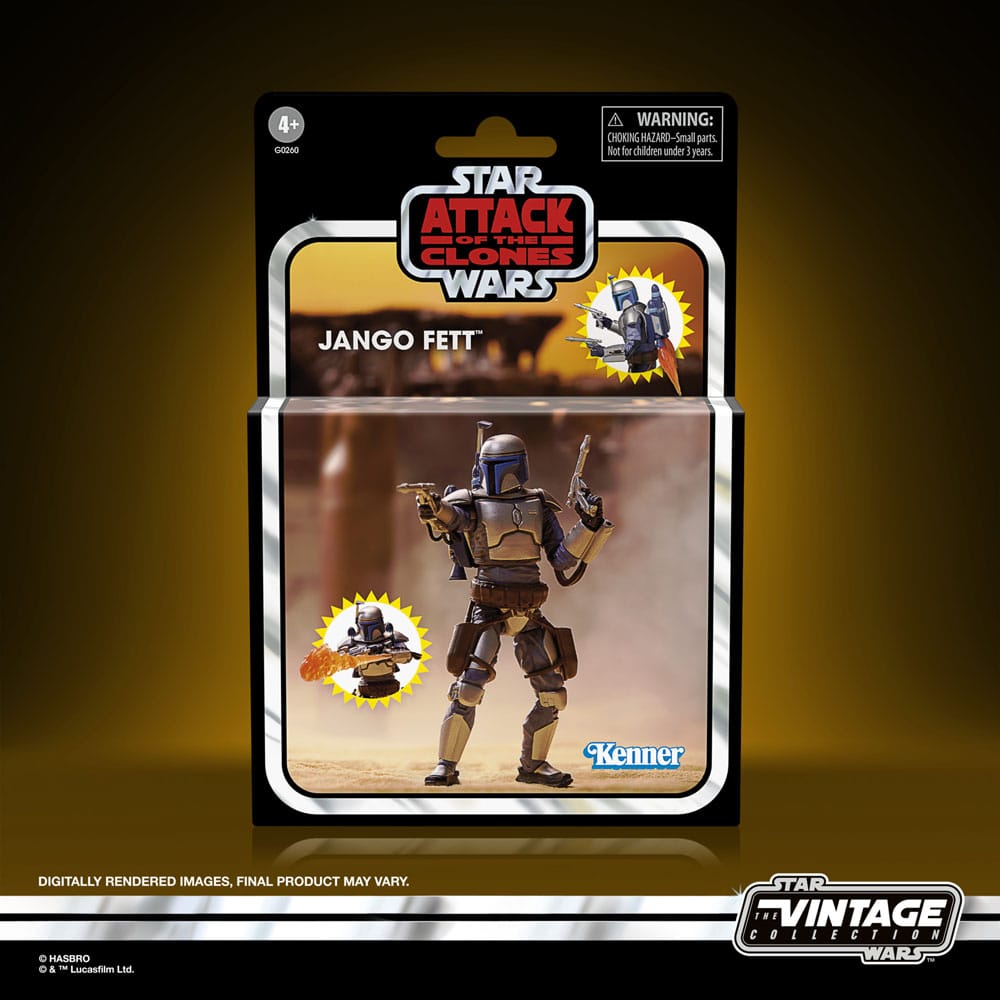 Star Wars Episode II Vintage Collection Actionfigur Jango Fett 10 cm Hasbro