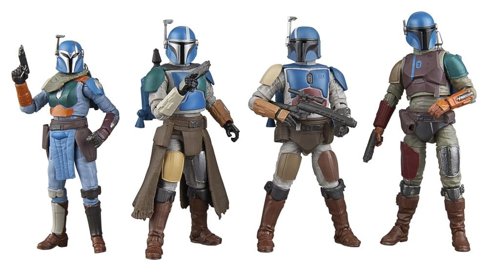 Star Wars The Mandalorian Vintage Collection Action Figur 4-Pack Mandalorian Shriek-Hawk 10 cm
