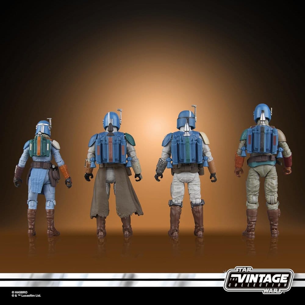 Star Wars The Mandalorian Vintage Collection Action Figur 4-Pack Mandalorian Shriek-Hawk 10 cm