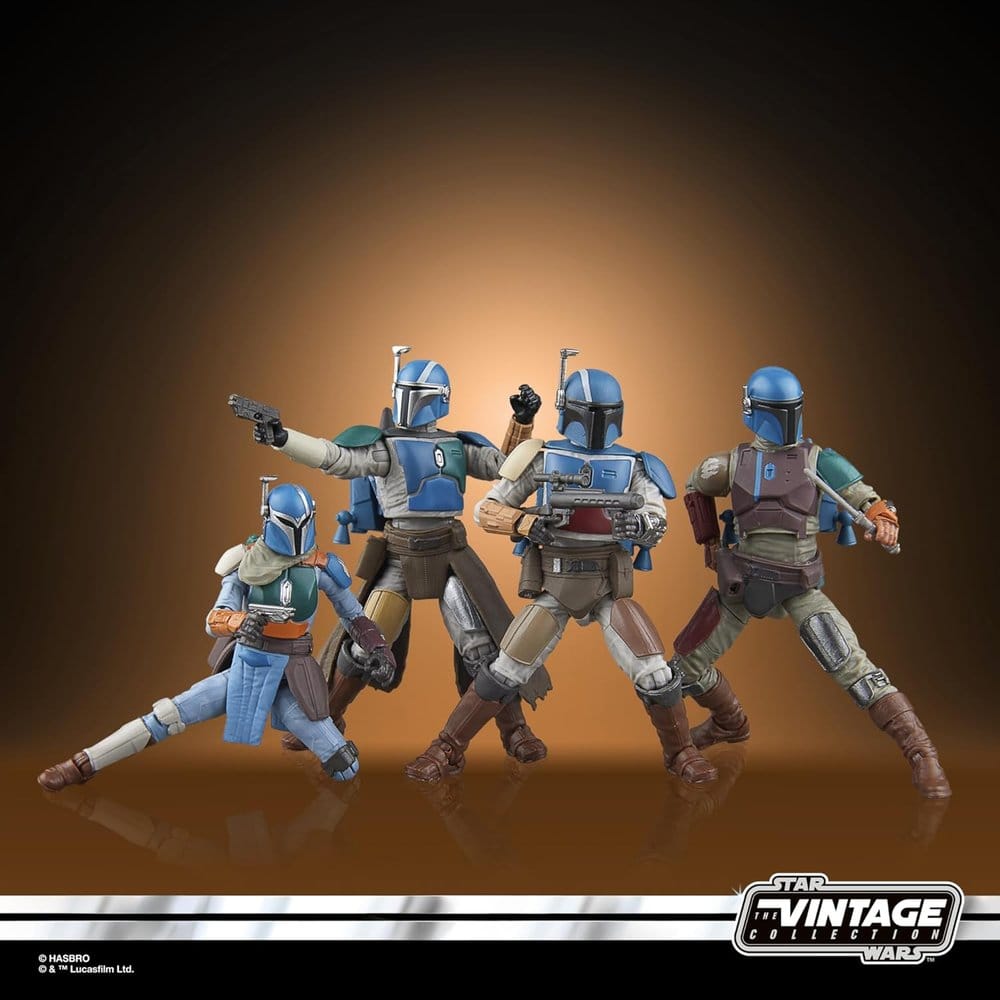 Star Wars The Mandalorian Vintage Collection Action Figur 4-Pack Mandalorian Shriek-Hawk 10 cm