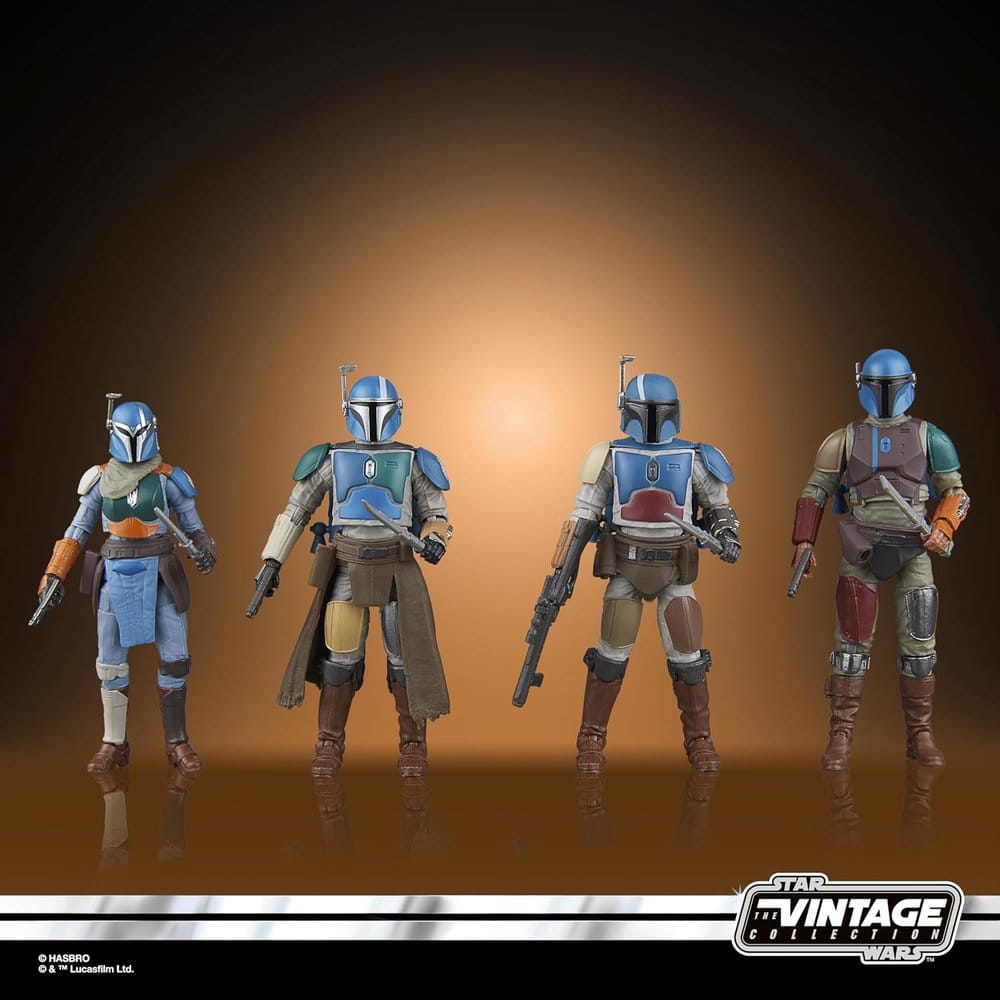 Star Wars The Mandalorian Vintage Collection Action Figur 4-Pack Mandalorian Shriek-Hawk 10 cm