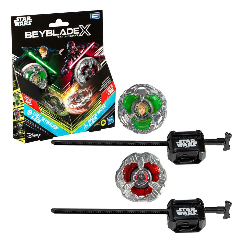Beyblade X och Star Wars Collab Luke Skywalker 4-80B vs. Darth Vader 4-60B Hasbro
