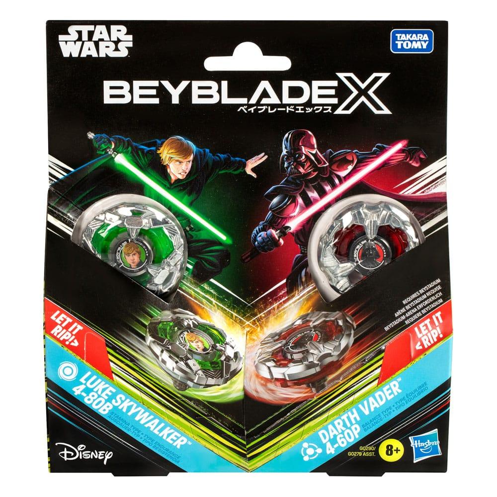 Beyblade X och Star Wars Collab Luke Skywalker 4-80B vs. Darth Vader 4-60B Hasbro