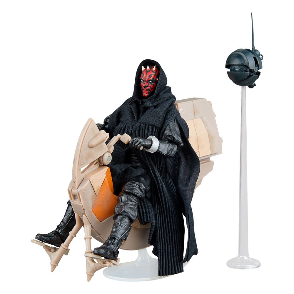 Star Wars Episode I Black Series Fordon med Actionfigur Darth Maul & Sith Speeder 25-årsjubileum Hasbro