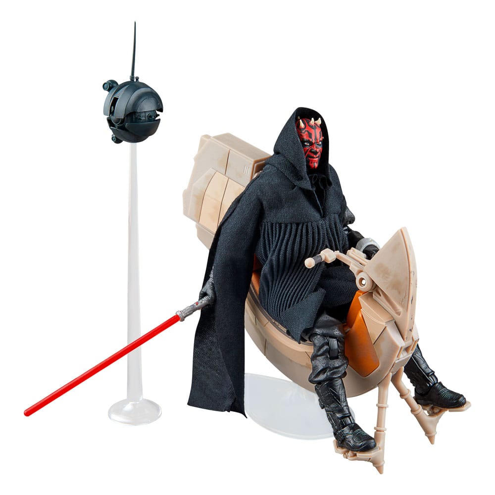 Star Wars Episode I Black Series Fordon med Actionfigur Darth Maul & Sith Speeder 25-årsjubileum Hasbro