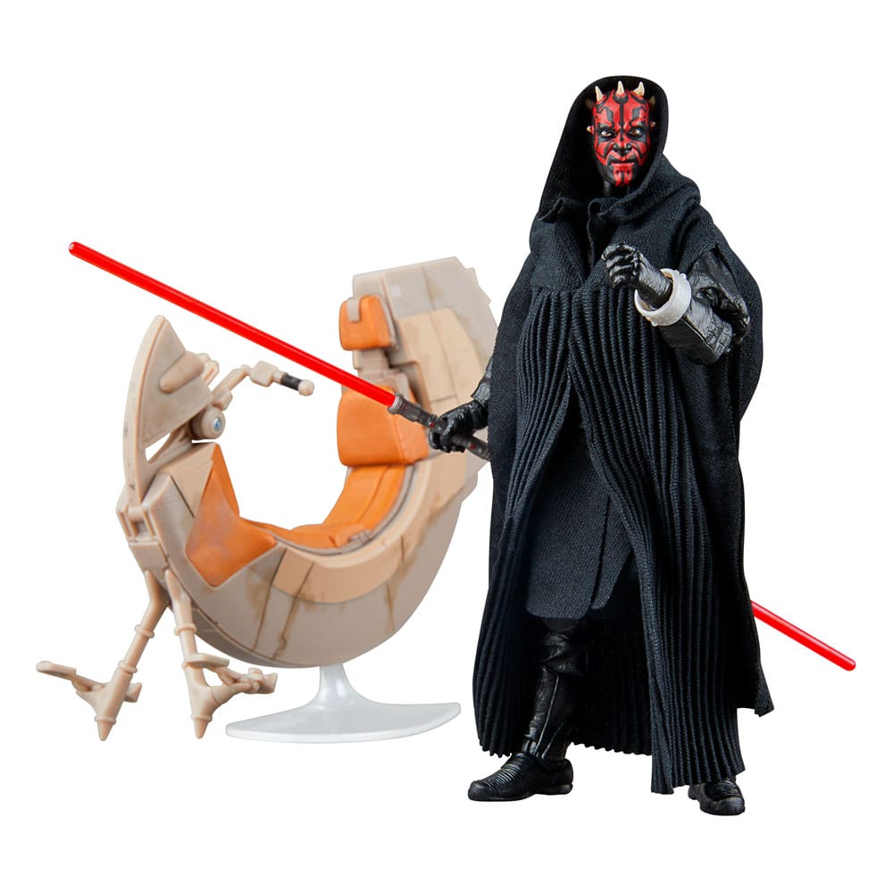 Star Wars Episode I Black Series Fordon med Actionfigur Darth Maul & Sith Speeder 25-årsjubileum Hasbro