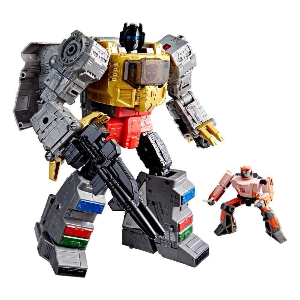 Transformers: The Movie Studio Series Leader Class Action Figur Dinobot Grimlock & Autobot Wheelie 22 cm Hasbro