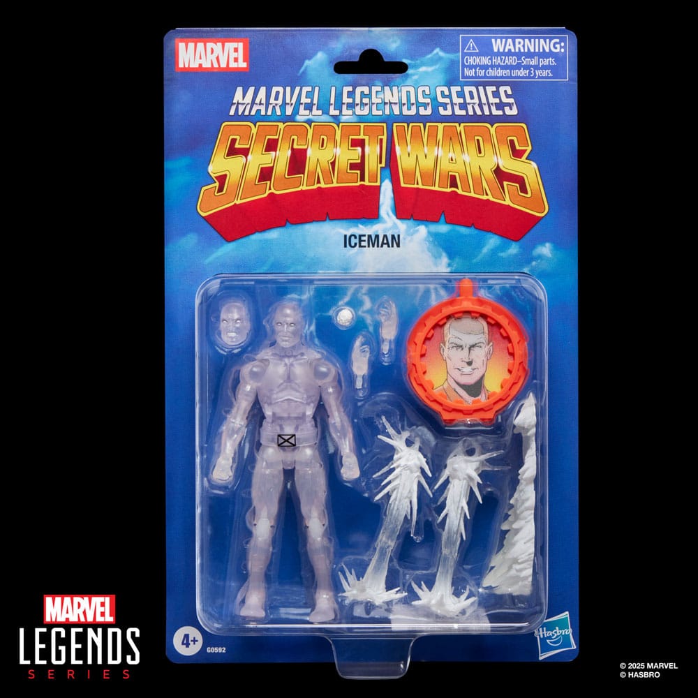 Secret Wars Marvel Legends Retro Action Figur Iceman 15 cm Hasbro