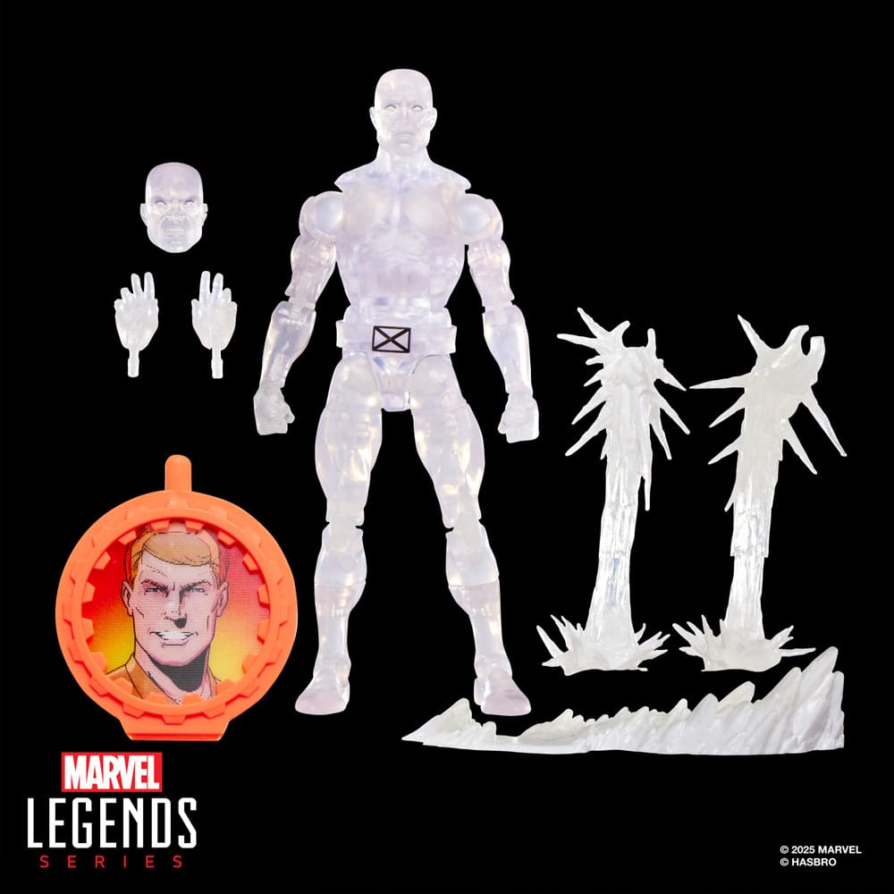 Secret Wars Marvel Legends Retro Action Figur Iceman 15 cm Hasbro