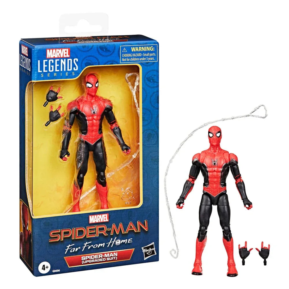 Spider-Man: Far From Home Marvel Legends Action Figur Spider-Man (Uppgraderad Dräkt) 15 cm Hasbro