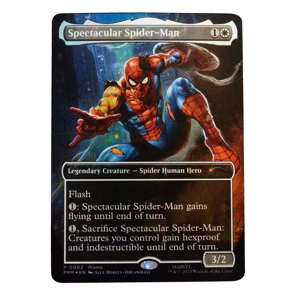 Marvel Legends Magic: The Gathering Action Figur Battle-Damaged Spider-Man (plus Exclusive Foil Card) 15 cm Hasbro