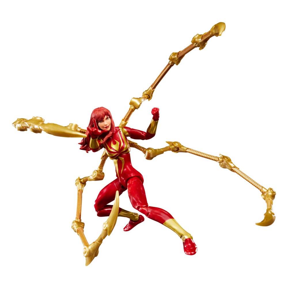 Marvel Legends Magic: The Gathering Action Figur Mary Jane Watson (Iron Spider) med Exklusivt Foilkort 15 cm Hasbro