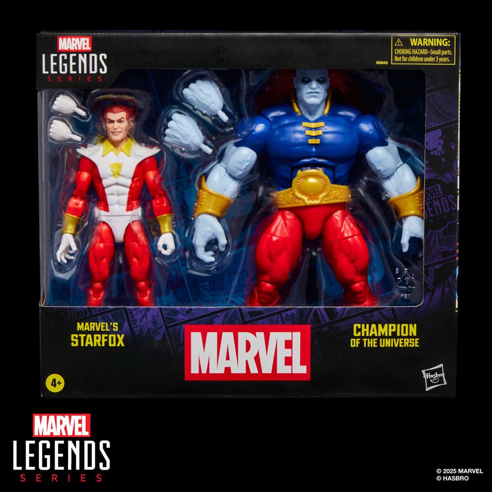 Marvel Legends Action Figur 2-Pack: Marvel's Starfox & Champion of the Universe - 15 cm Hasbro