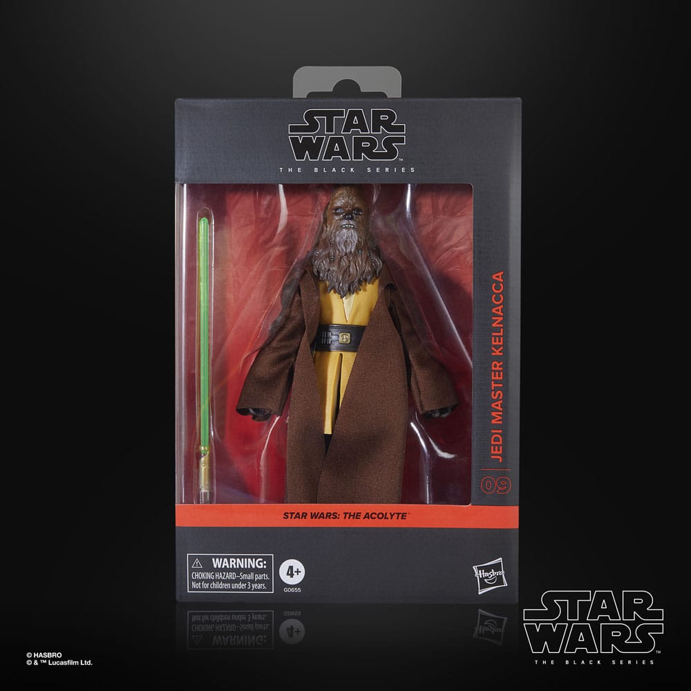Star Wars: The Acolyte Black Series Action Figure Jedi Master Kelnacca 15 cm Hasbro