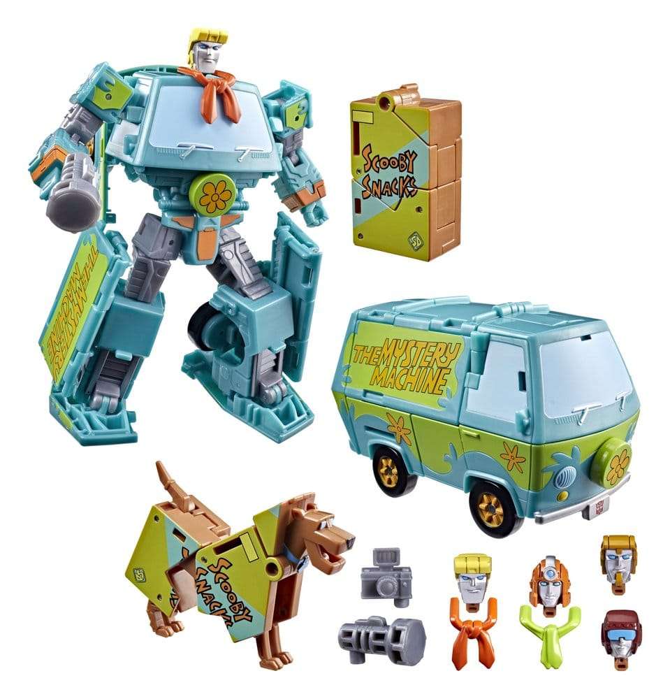Transformers x Scooby-Doo Actionfigur 2-Pack Mysterious Prime & Automutt 15 cm