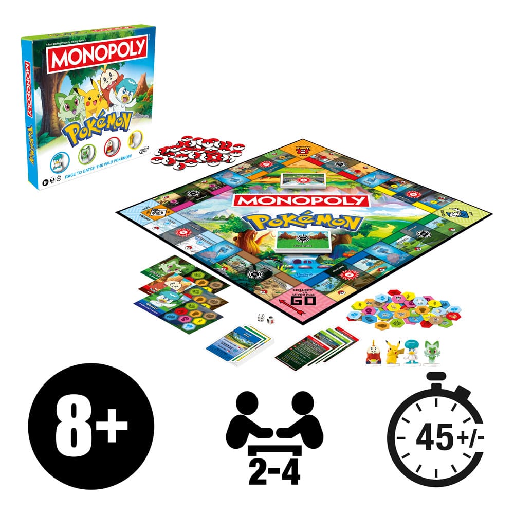 Pokémon Brädspel Monopoly *Engelsk Version* Hasbro