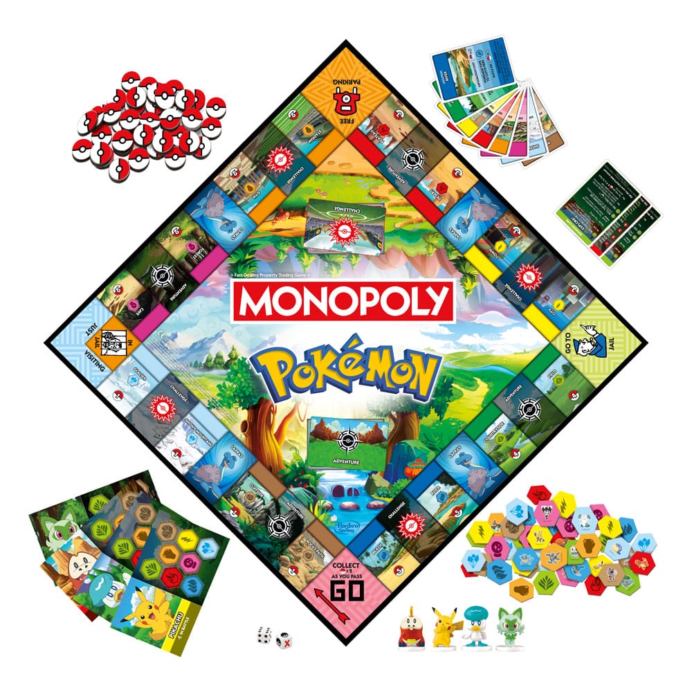 Pokémon Brädspel Monopoly *Engelsk Version* Hasbro