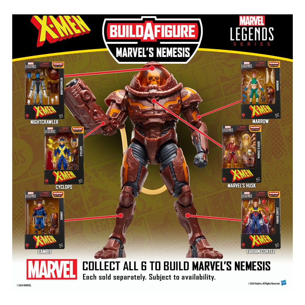 X-Men Marvel Legends Actionfigur Fabian Cortez (BAF: Marvel's Nemesis) 15 cm Hasbro