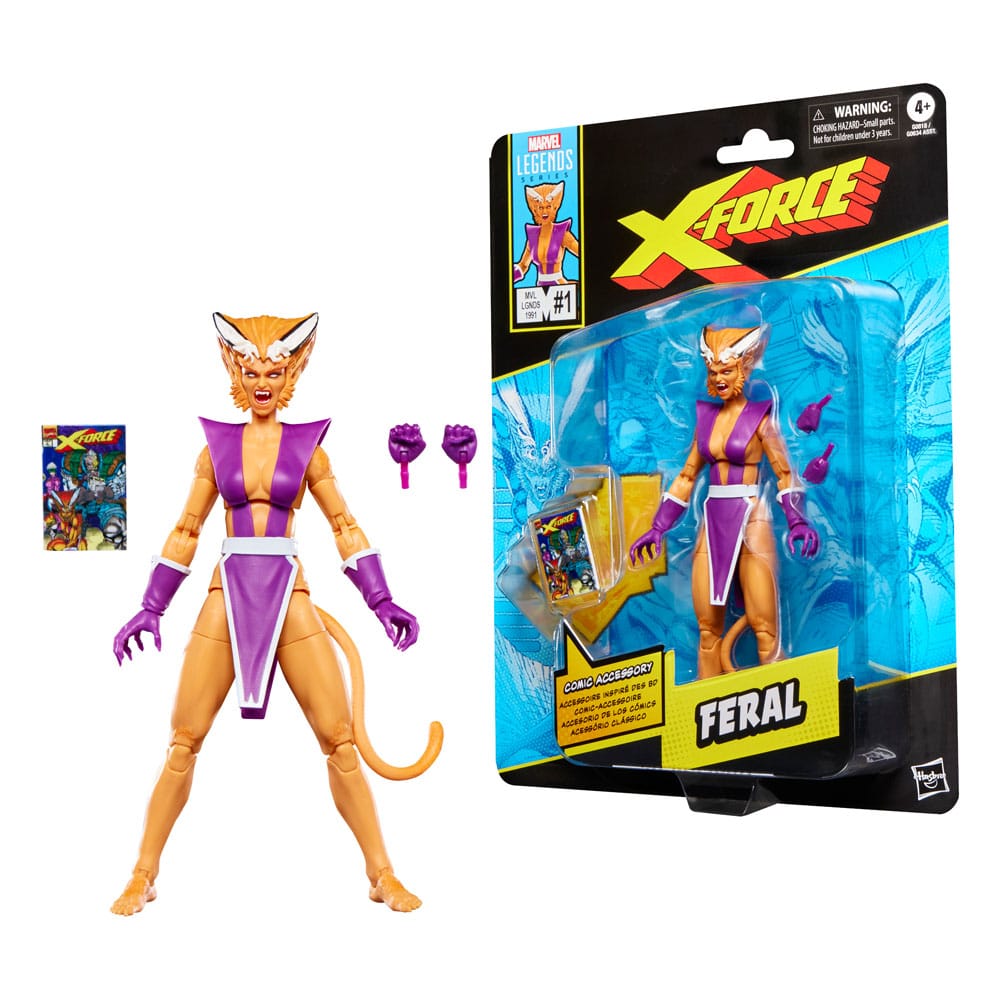 X-Force Marvel Legends Action Figur Feral 15 cm Hasbro