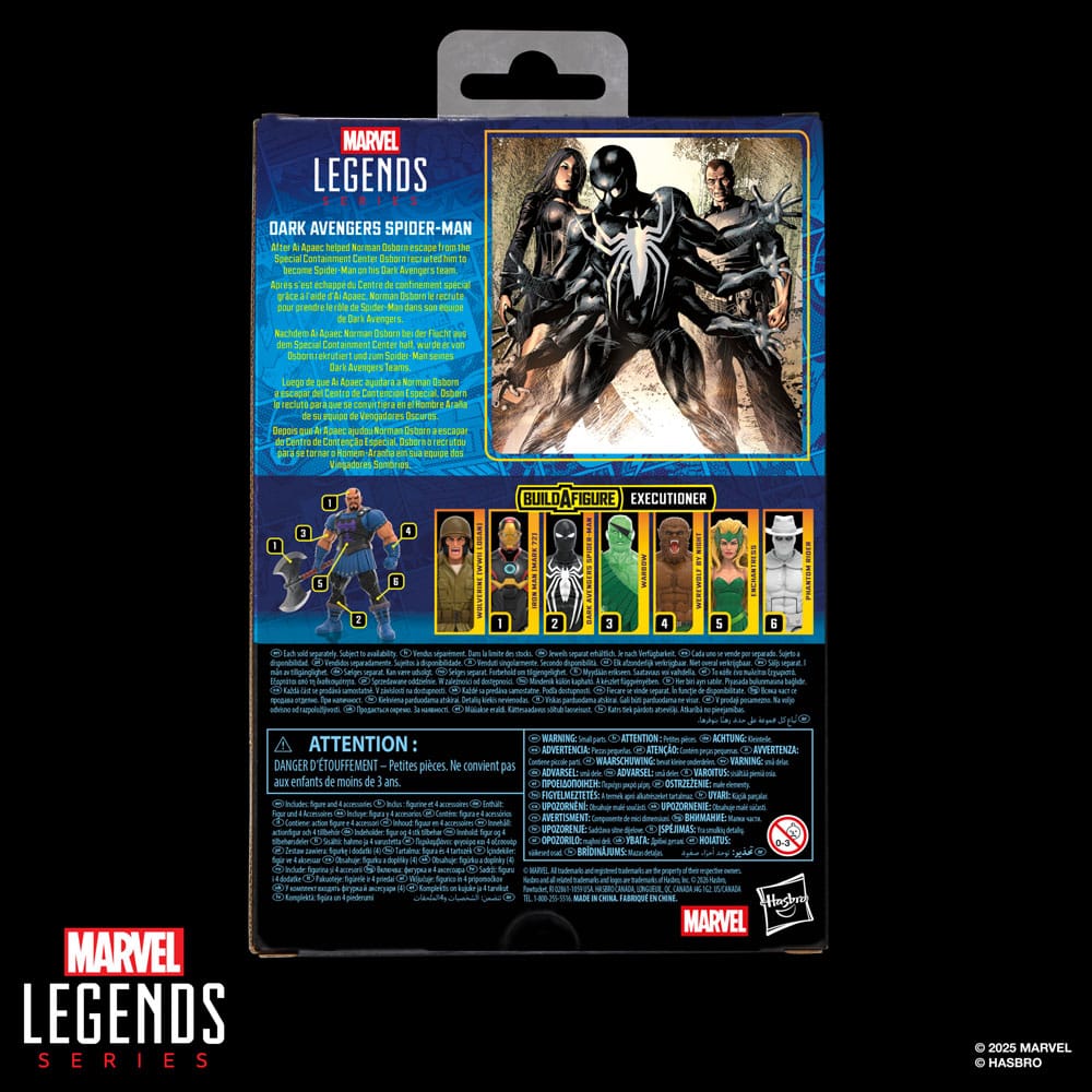 Marvel Legends Action Figur Dark Avengers Spider-Man (BAF: Executioner) 15 cm Hasbro