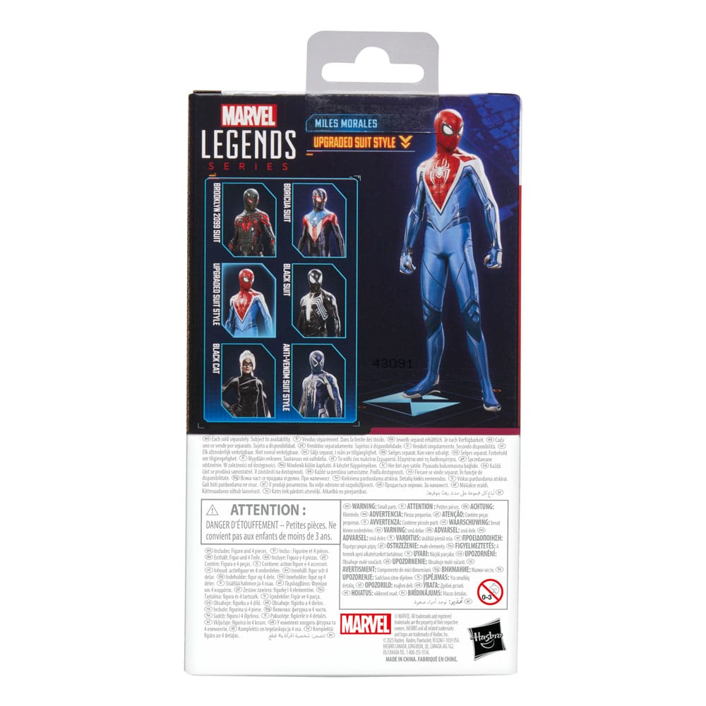 Spider-Man 2 Marvel Legends Gamerverse Action Figur Miles Morales (Upgraded Suit) 15 cm Hasbro