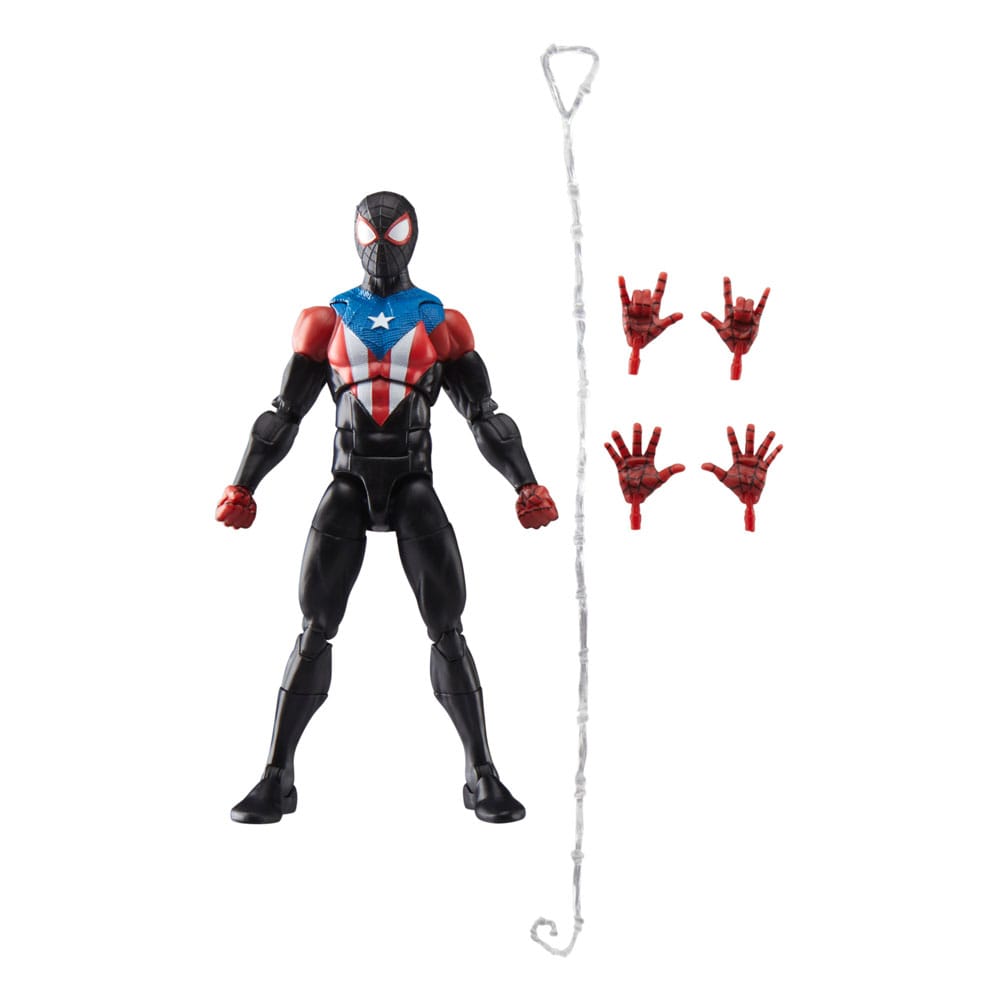 Spider-Man 2 Marvel Legends Gamerverse Action Figure - Miles Morales (Boricua Suit) 15 cm Hasbro