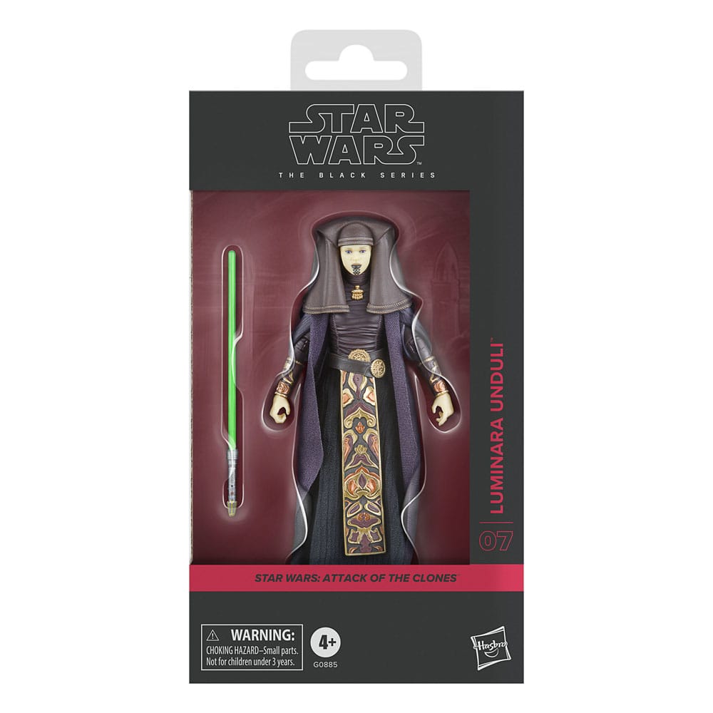 Star Wars Episode II Black Series Action Figure Luminara Unduli 15 cm Hasbro