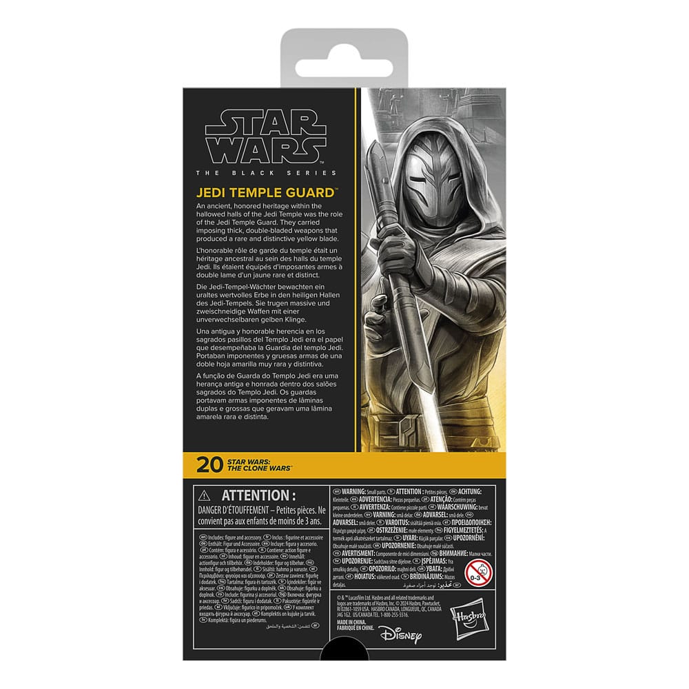 Star Wars: The Clone Wars Black Series Action Figur Jedi Temple Guard 15 cm Hasbro