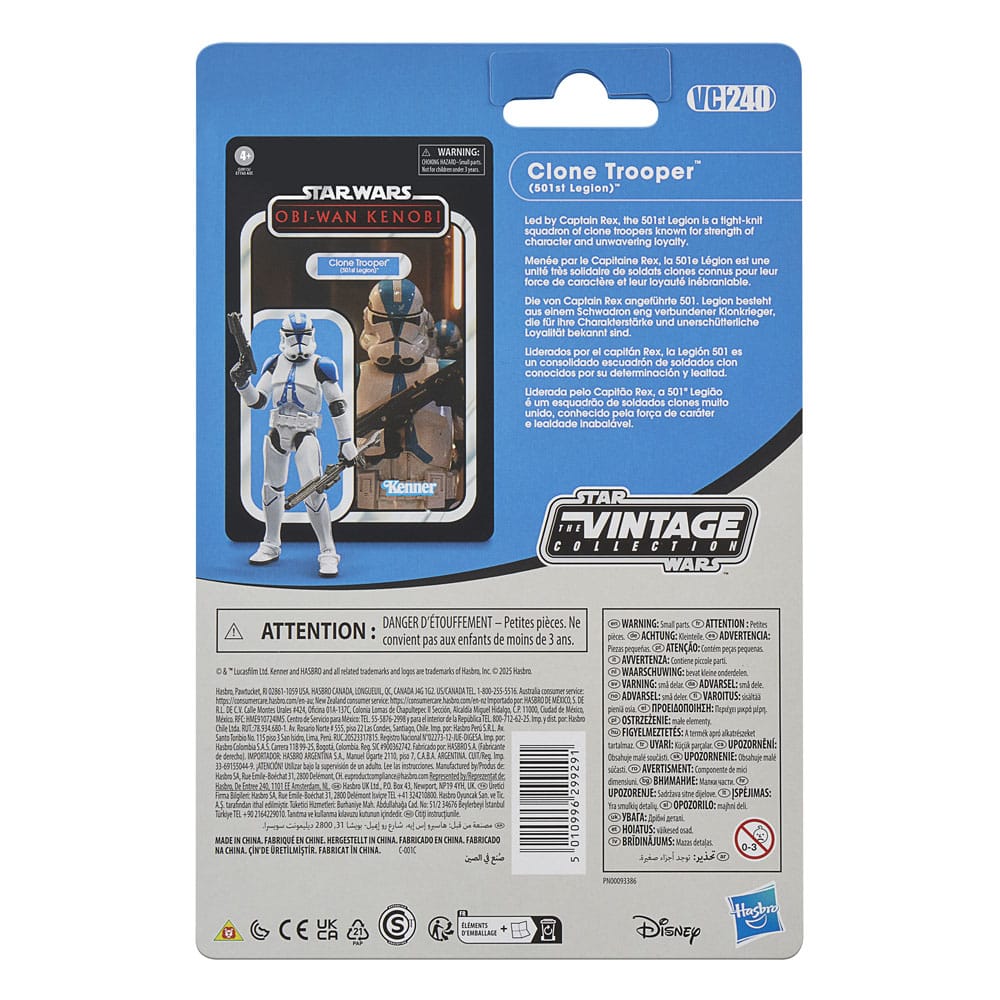 Star Wars: Obi-Wan Kenobi Vintage Collection Action Figur Clone Trooper (501st Legion) 10 cm Hasbro