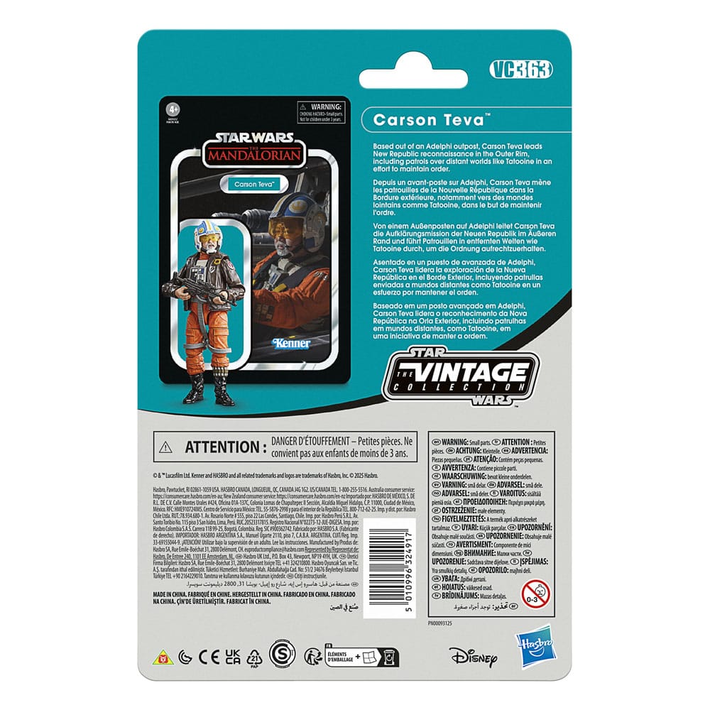 Star Wars: The Mandalorian Vintage Collection Actionfigur Carson Teva 10 cm Hasbro