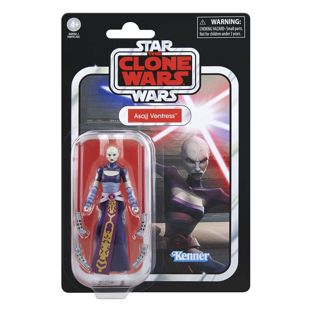 Star Wars: The Clone Wars Vintage Collection Action Figur Asajj Ventress 10 cm Hasbro