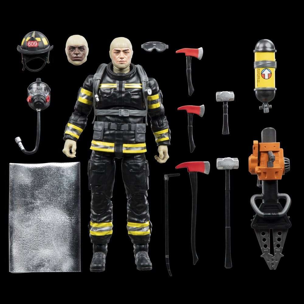 G.I. Joe Classified Series Legacy Collection Action Figure Search & Rescue Firefighter 15 cm