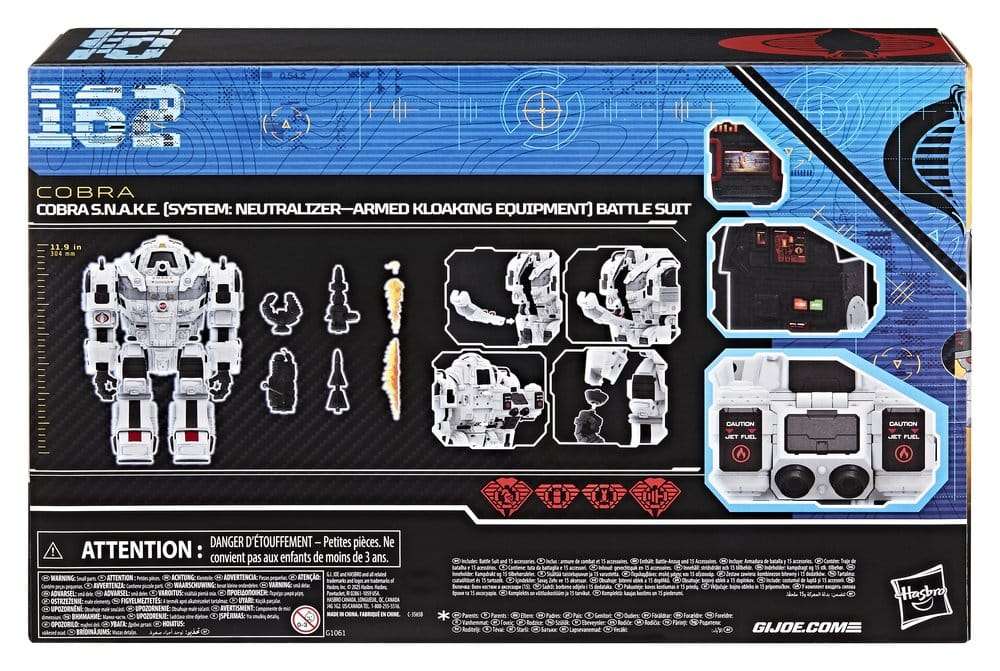 G.I. Joe Classified Series Action Figure #162 Cobra S.N.A.K.E. Battle Suit 15 cm