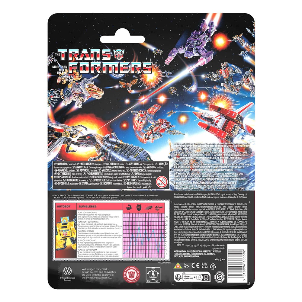 Transformers Retro G1 Action Figure Autobot Bumblebee 12 cm Hasbro