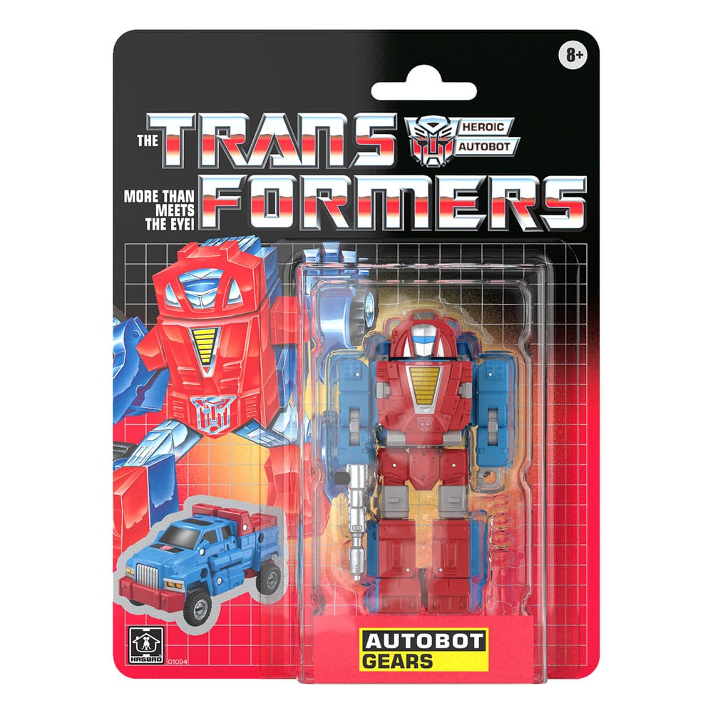 Transformers Retro G1 Action Figur Autobot Gears 12 cm Hasbro