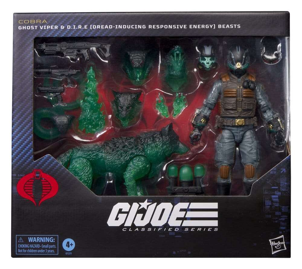 G.I. Joe Classified Series Action Figure #170 Ghost Viper & D.I.R.E. Beasts 15 cm