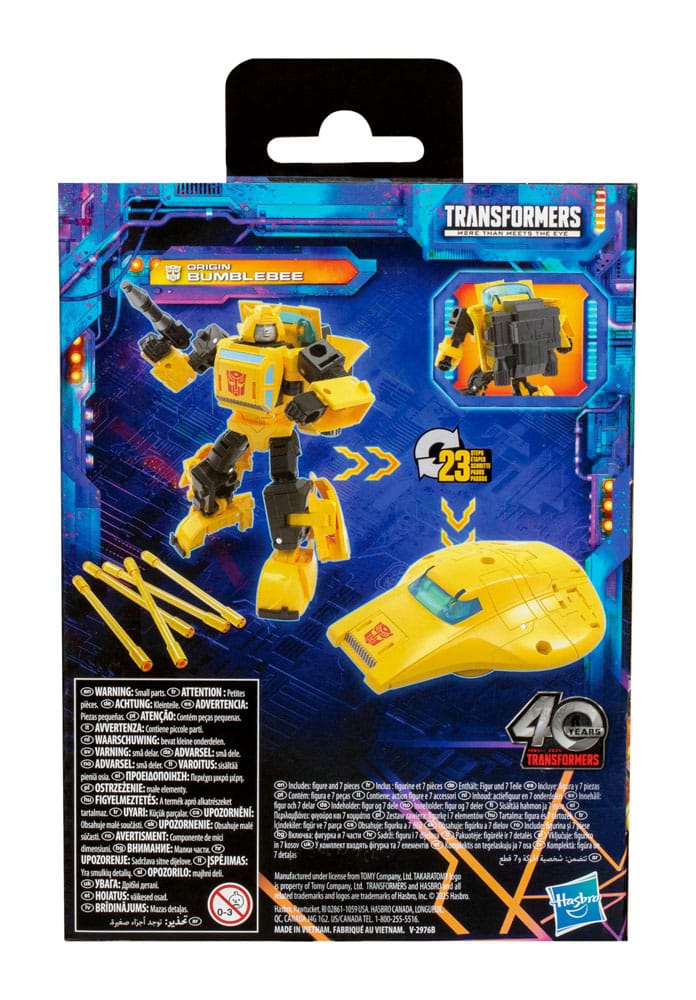Transformers Generations Legacy Deluxe Class Origin Bumblebee 14 cm Hasbro