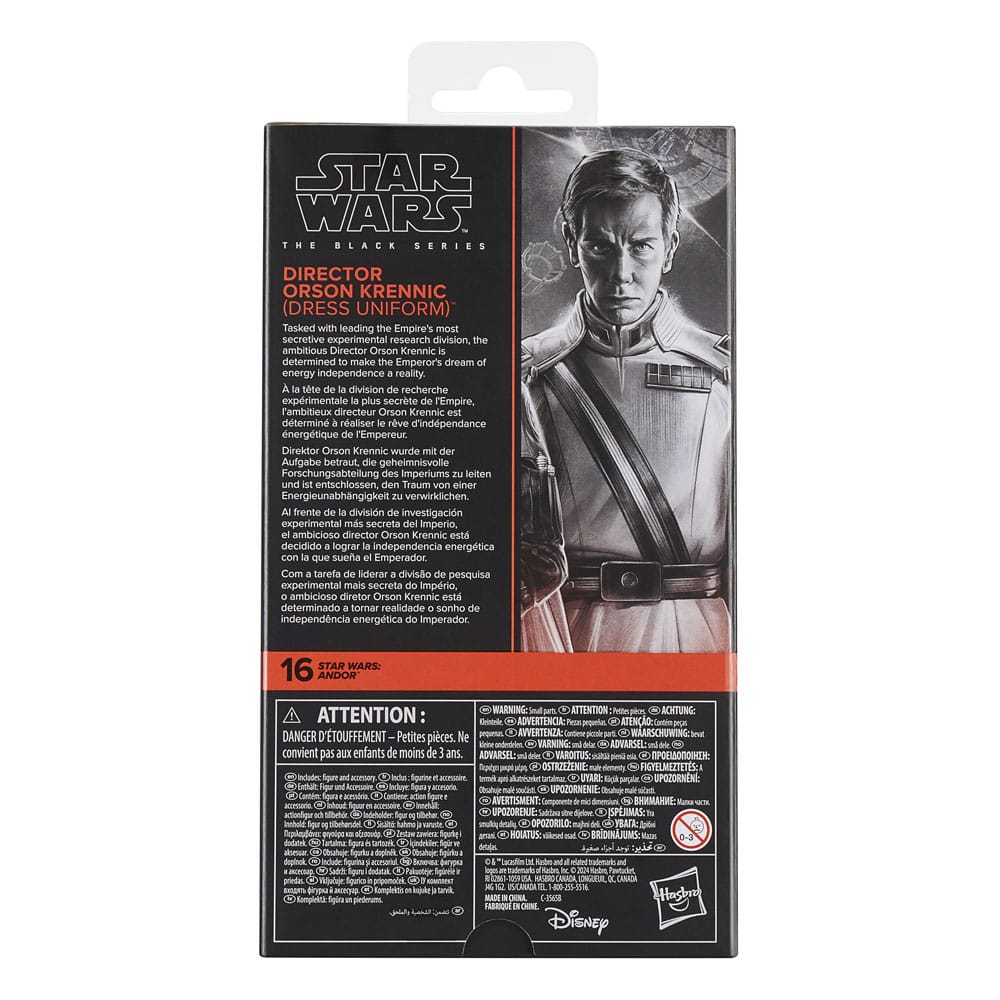 Star Wars: Andor Black Series Actionfigur Director Orson Krennic (Dress Uniform) 15 cm Hasbro