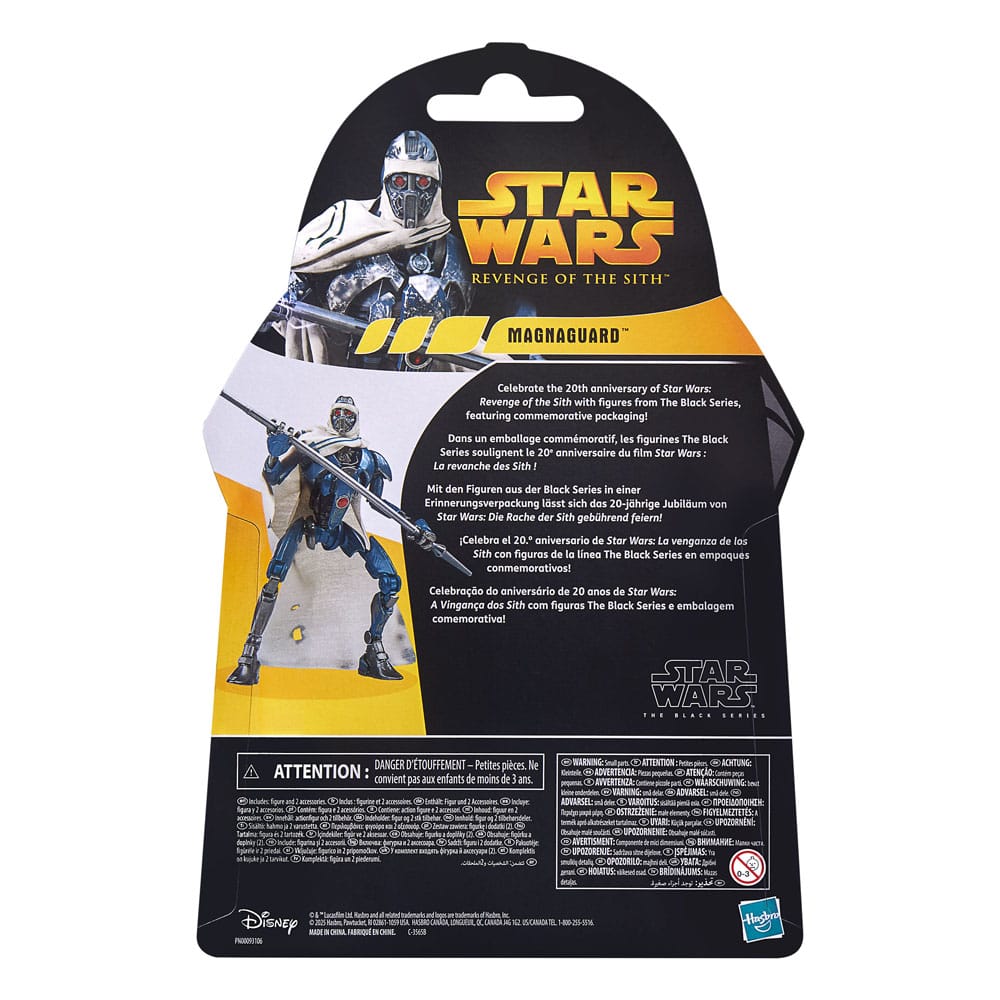 Star Wars Episode III Black Series Actionfigur 20-årsjubileum Magnaguard 15 cm Hasbro