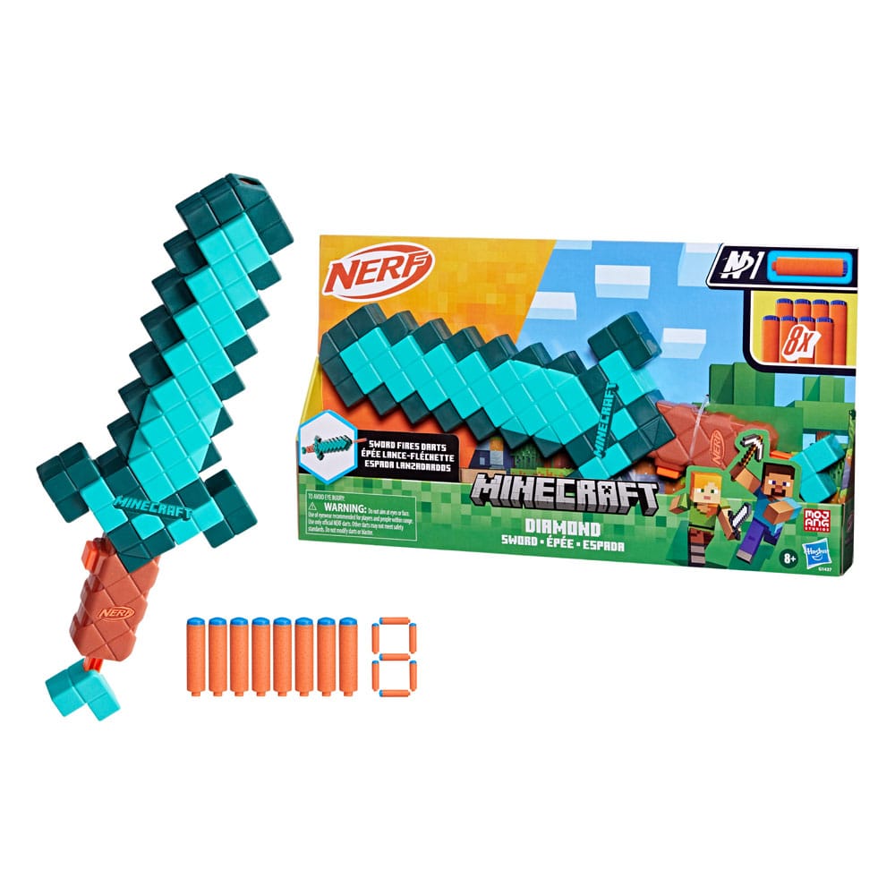 Minecraft NERF Dart-Firing Diamond Sword Hasbro