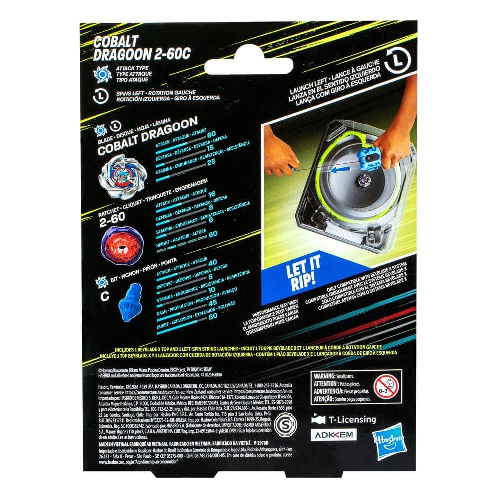 Beyblade X Cobalt Dragoon 2-60C Launcher Set Hasbro
