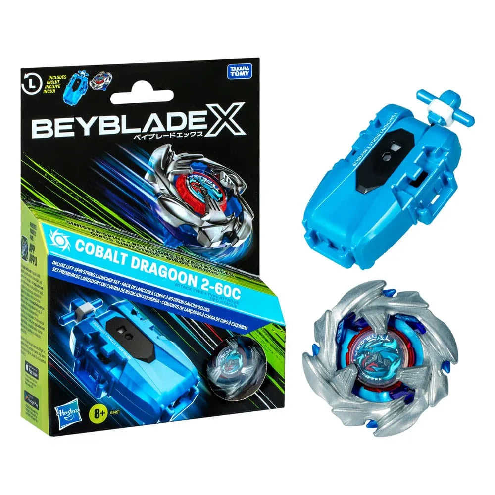 Beyblade X Cobalt Dragoon 2-60C Launcher Set Hasbro