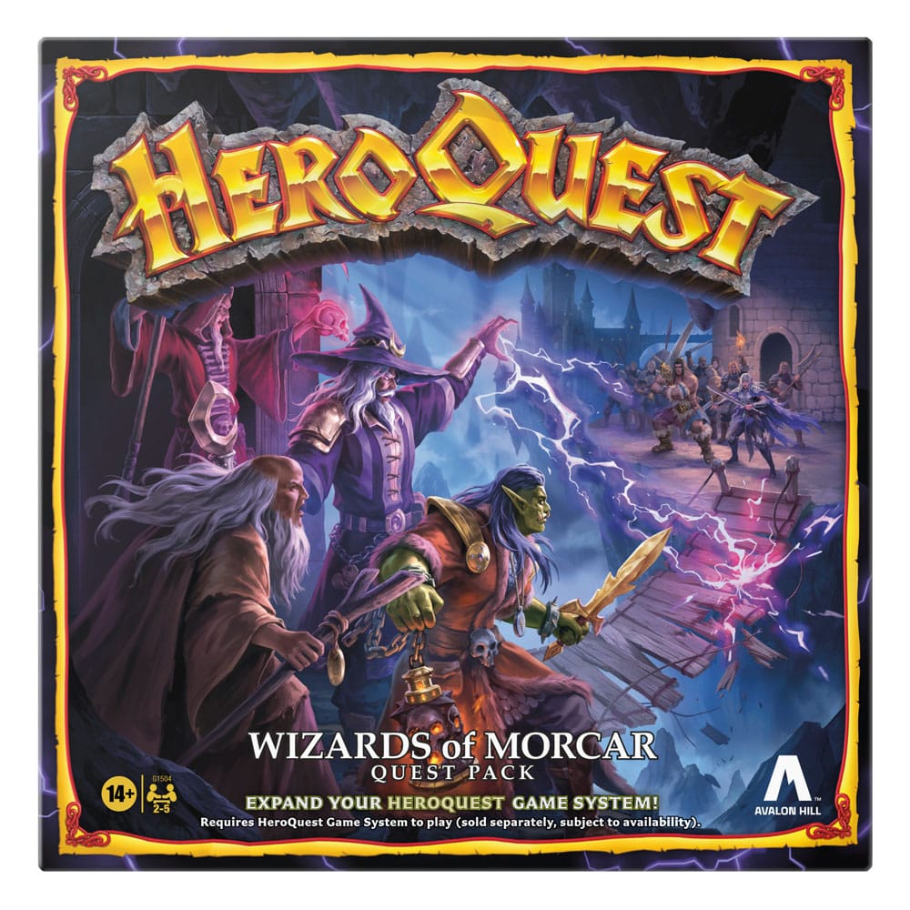HeroQuest Brädspel Utvidgning: Wizards of Morcar Quest Pack - Engelsk Version Hasbro